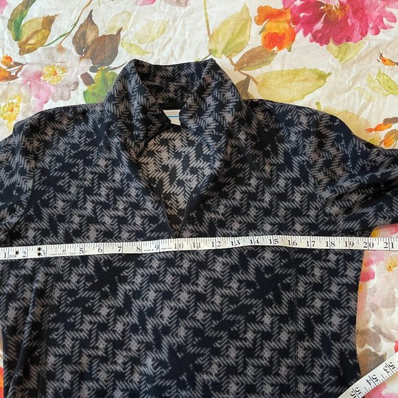 COLUMBIA Fleece 1/3 Zip Turtle Neck Sz M - Picture 8 of 16